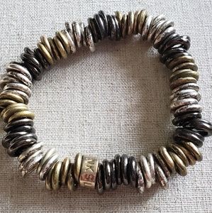 LINKS OF LONDON stretchy urban metal ring bracelet